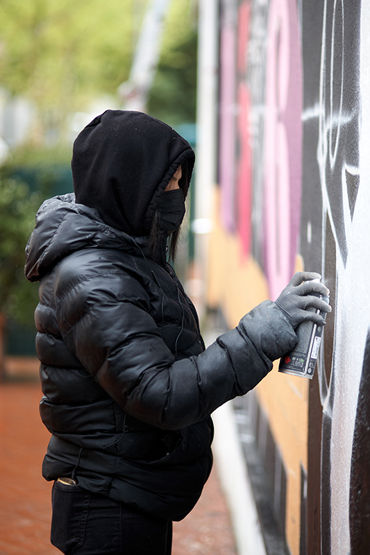Artiste-graffiti, Chika a du se faire une place en tant que femme